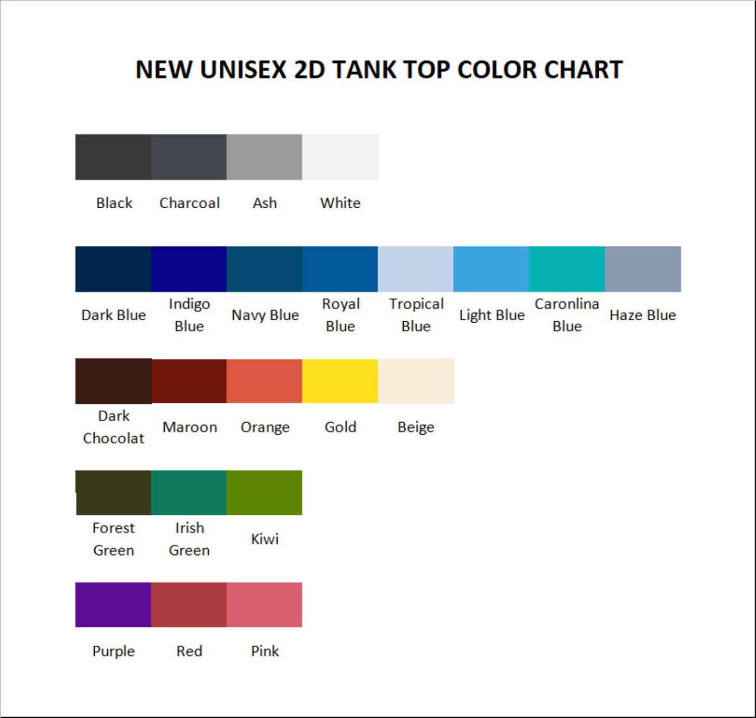 tank top color chart - Astroneer Merch