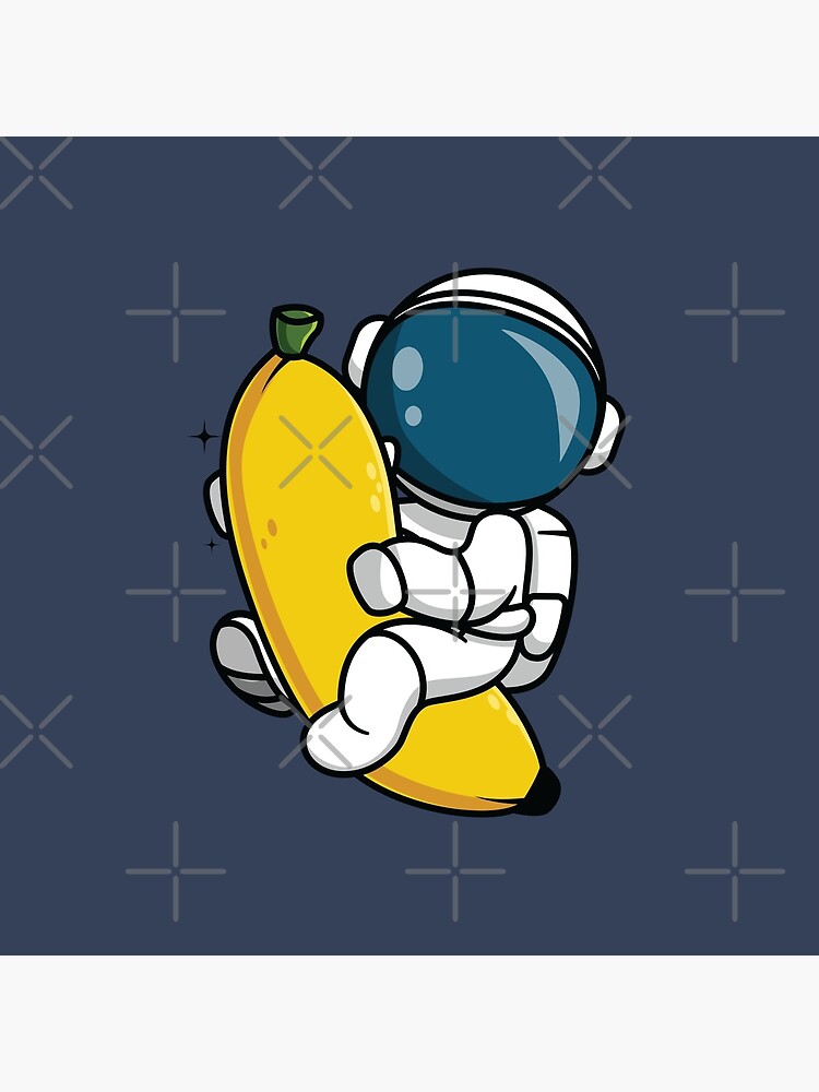 Astronaut Traveling In Space With A Banana Tapestry - Image 2