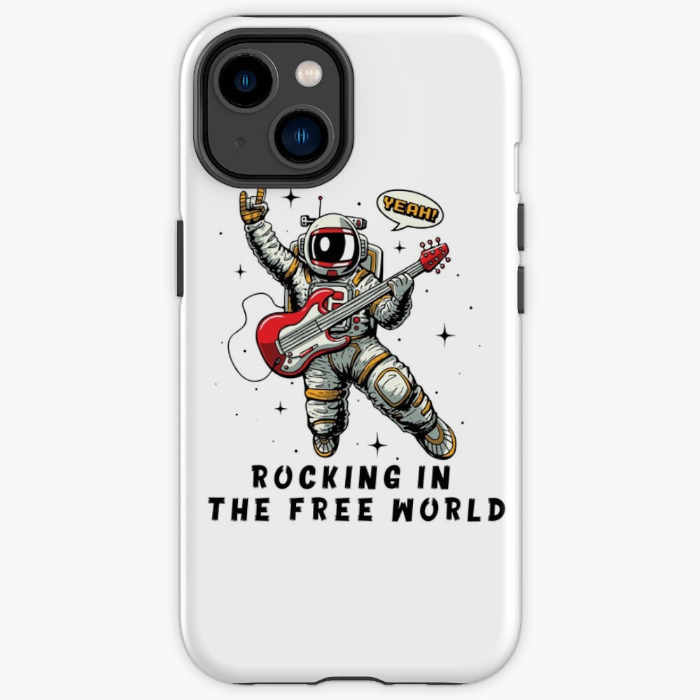 Astroneer Astronaut Rocking In The Free World Iphone Case