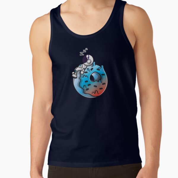 Astronaut Sleeping On A Donut Planet Tank Top - Image 5