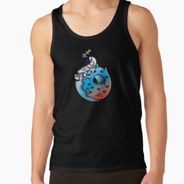 Astronaut Sleeping On A Donut Planet Tank Top - Image 2