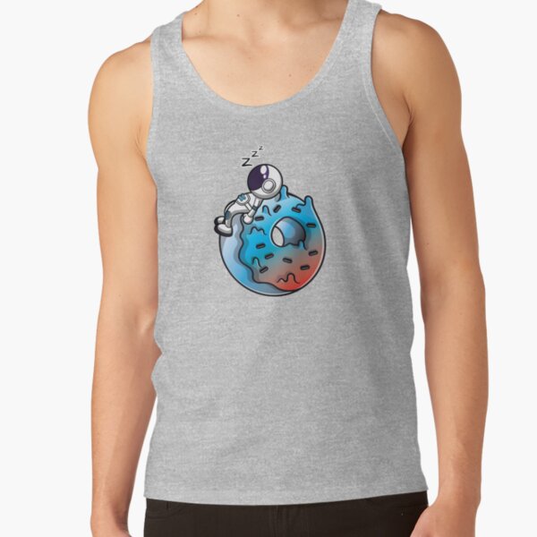 Astronaut Sleeping On A Donut Planet Tank Top - Image 3