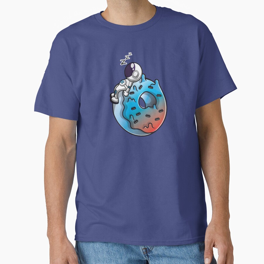 Astronaut Sleeping On A Donut Planet T-shirt - Image 4