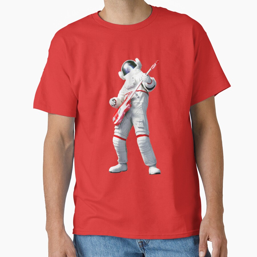Astroneer Play Hard Metal Music T-shirt - Image 5