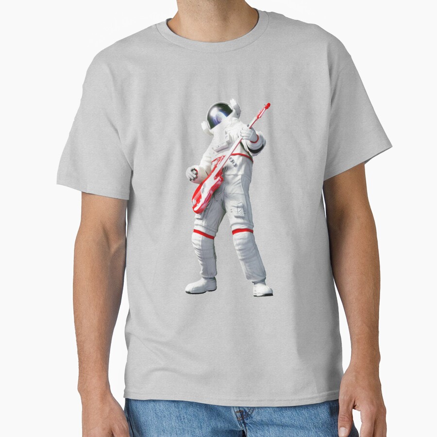 Astroneer Play Hard Metal Music T-shirt - Image 3