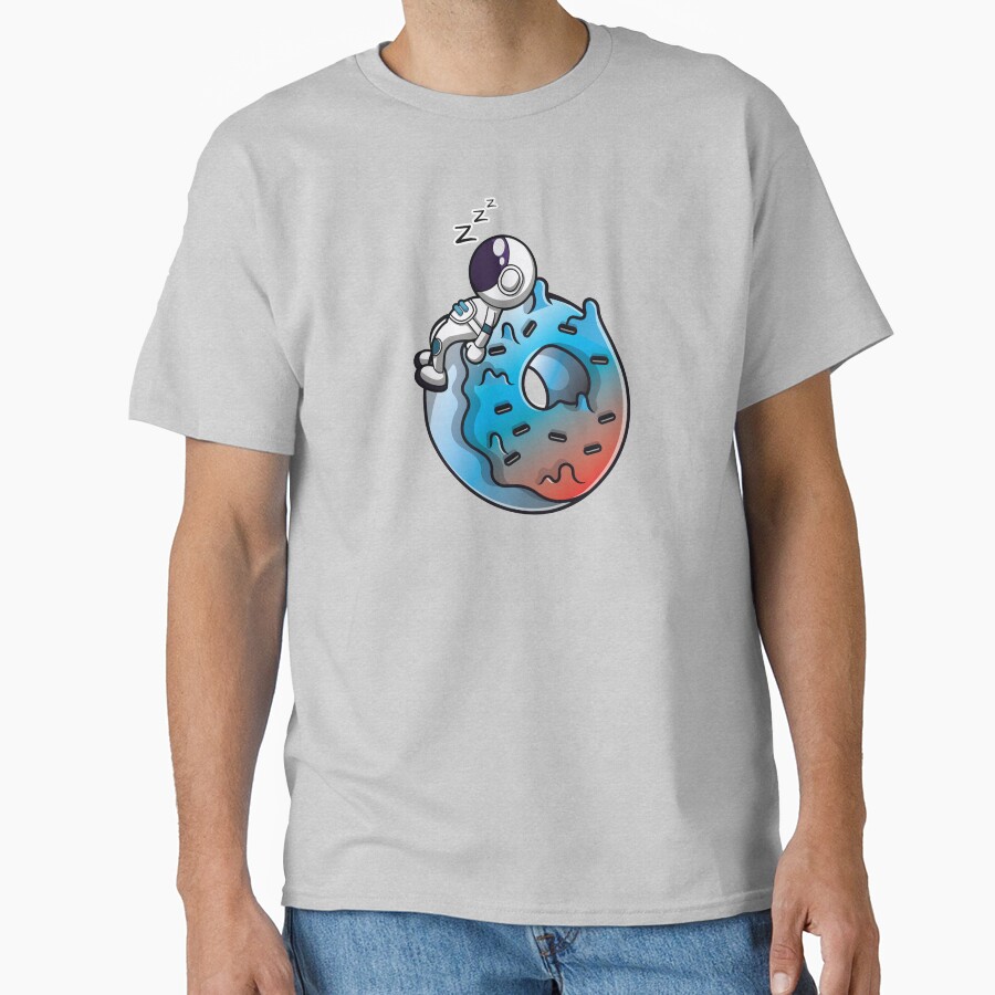 Astronaut Sleeping On A Donut Planet T-shirt - Image 3