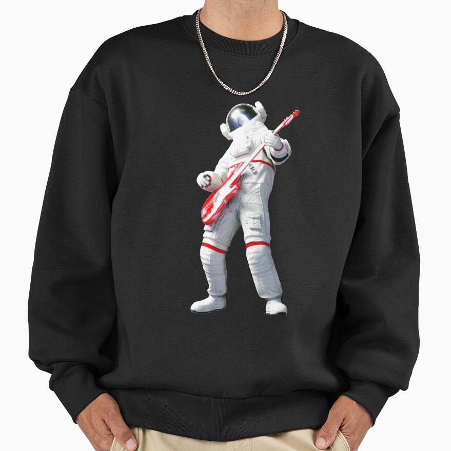 Astroneer Play Hard Metal Music Sweatshirt