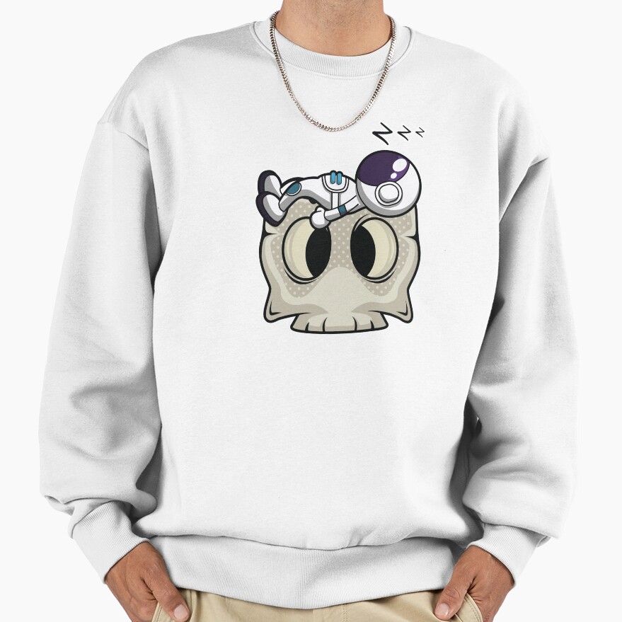 Astronaut Sleeping On A Skull Head Sweatshirt