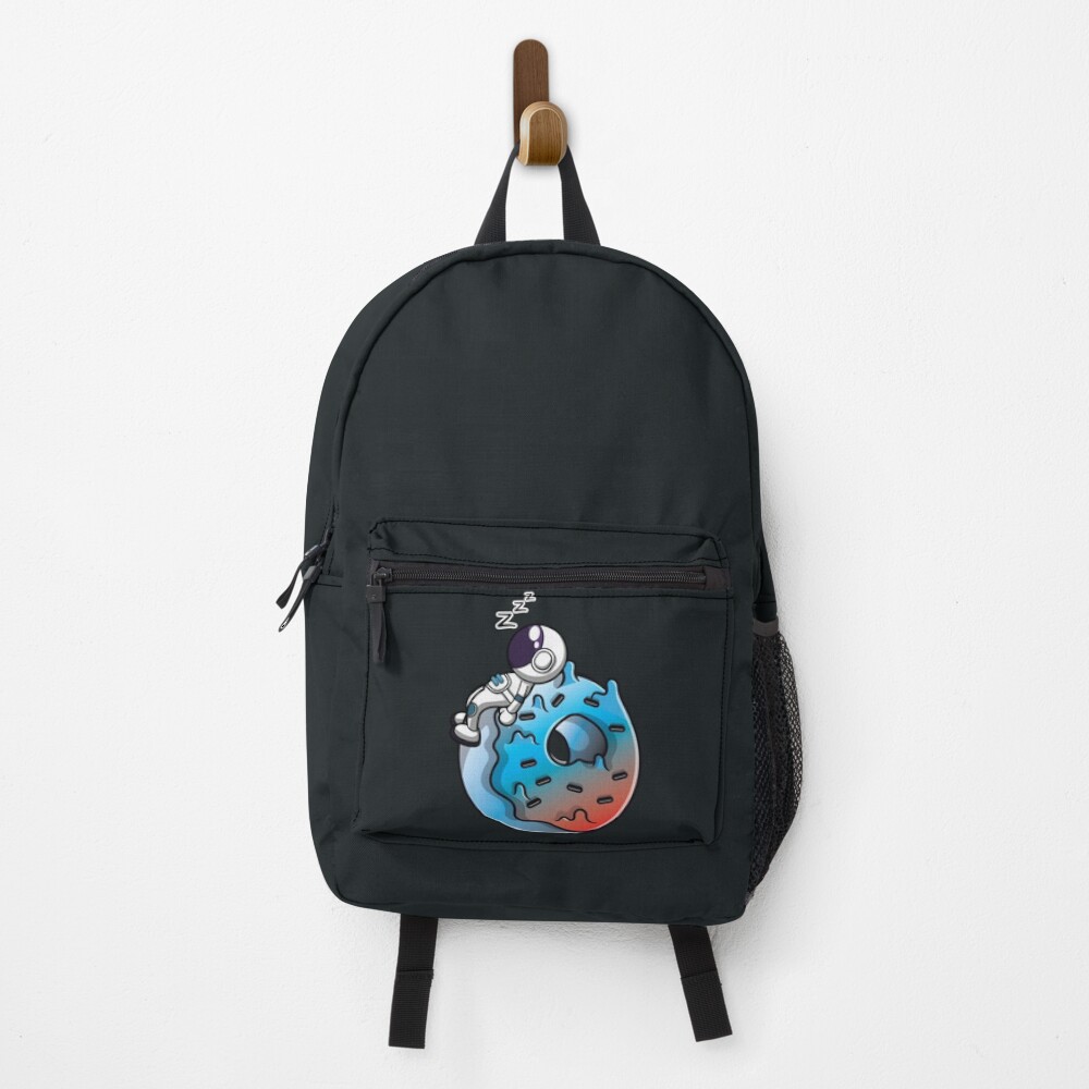 Astronaut Sleeping On A Donut Planet Backpack