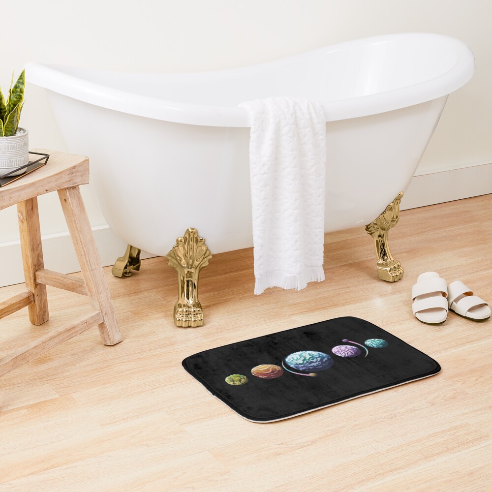 Game Astroneer Planets Colorfull Bath Mat - Image 2