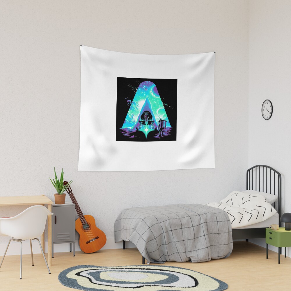 Astroneer Indie Game Logo Design Tapestry
