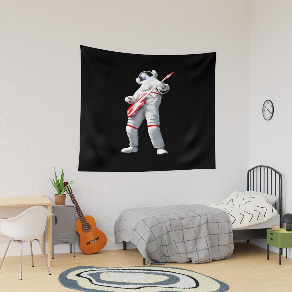 Astroneer Play Hard Metal Music Tapestry