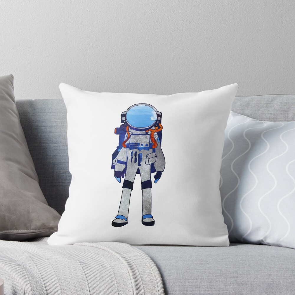 Astroneer Astronaut Spaced Out Throw Pillow